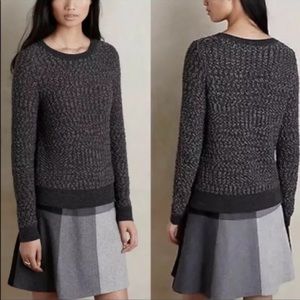 Anthropologie Moth Arbor boucle sweater chunky knit wool